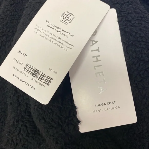 Athleta Tugga Coat jacket // Black - Picture 10 of 14